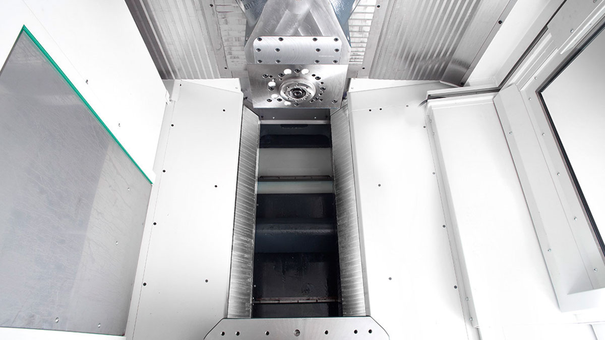 5-axis machining centers F: Supply and disposal