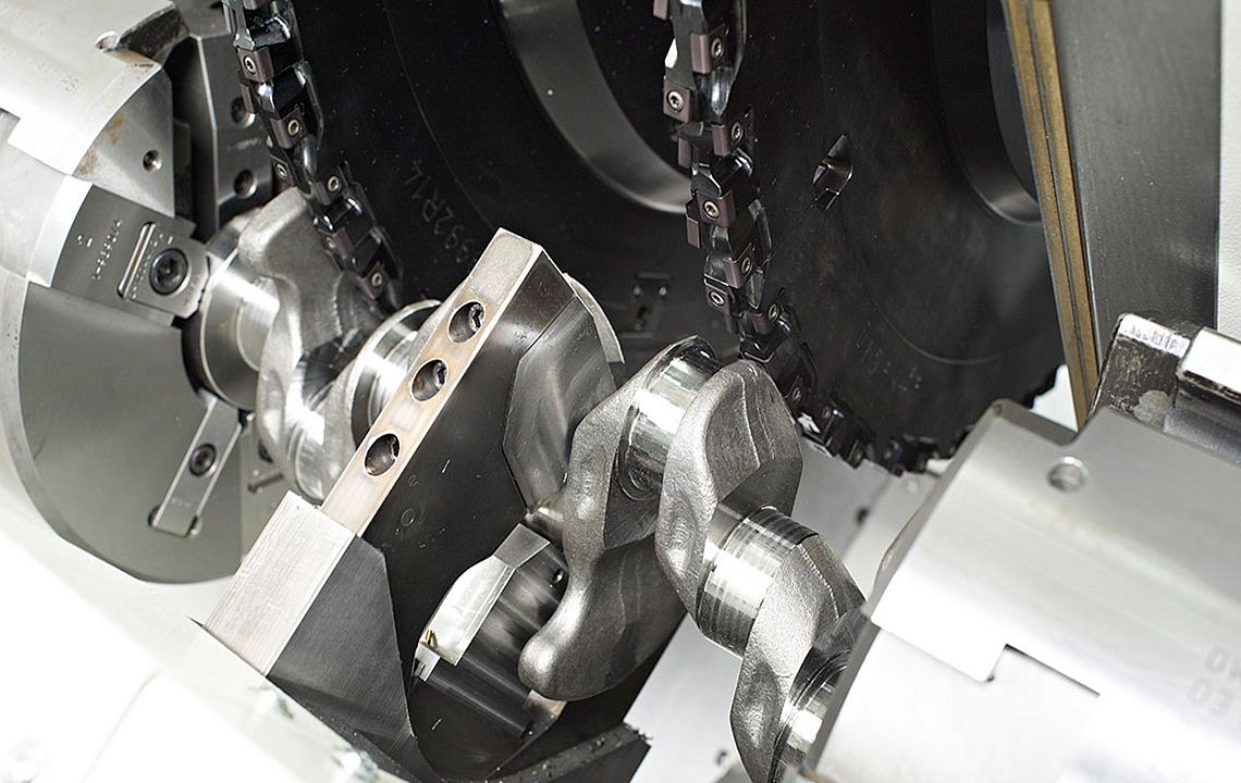 Crankshaft production systems RFK: External milling Crankshaft production systems RFK: External milling