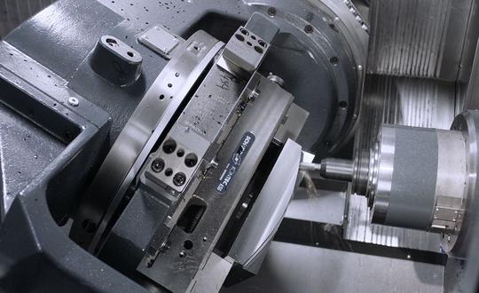 5-axis machining on the HF series
