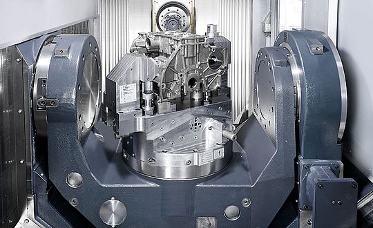 4-/5-axis machining on the HELLER MC 20